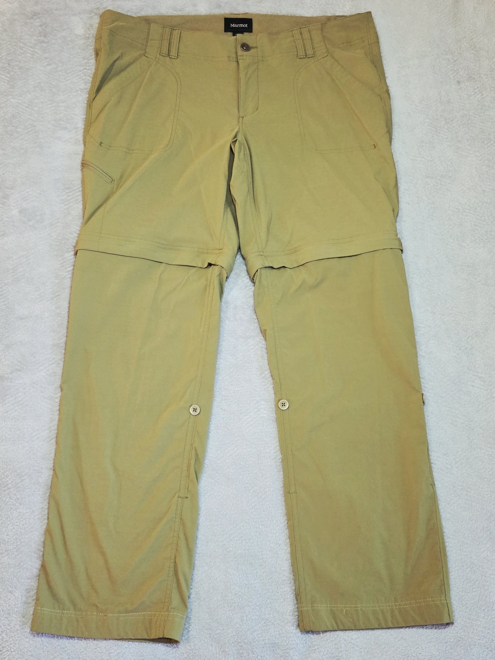 Marmot Lobo's Convertible Hiking Pants Zip-Off Shorts Sz 14